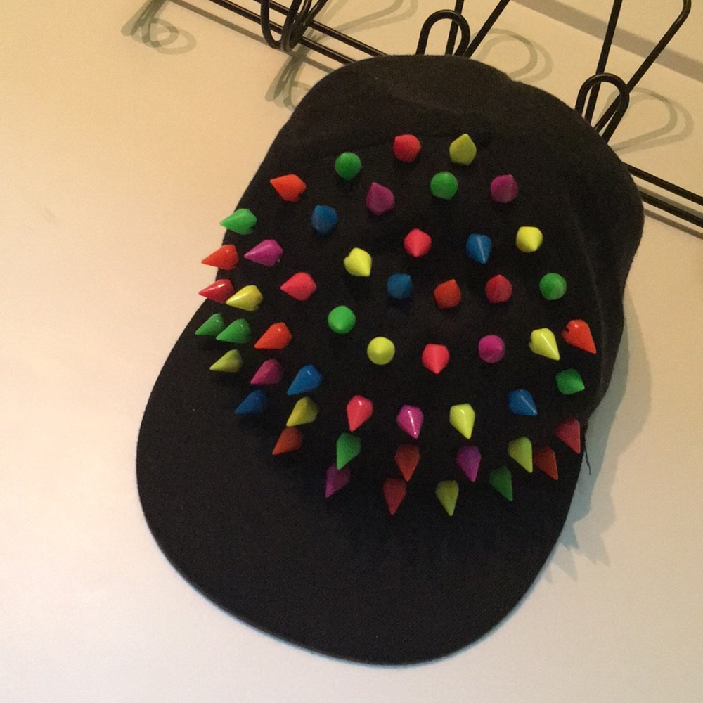 Rainbow Spike SnapBack Hat